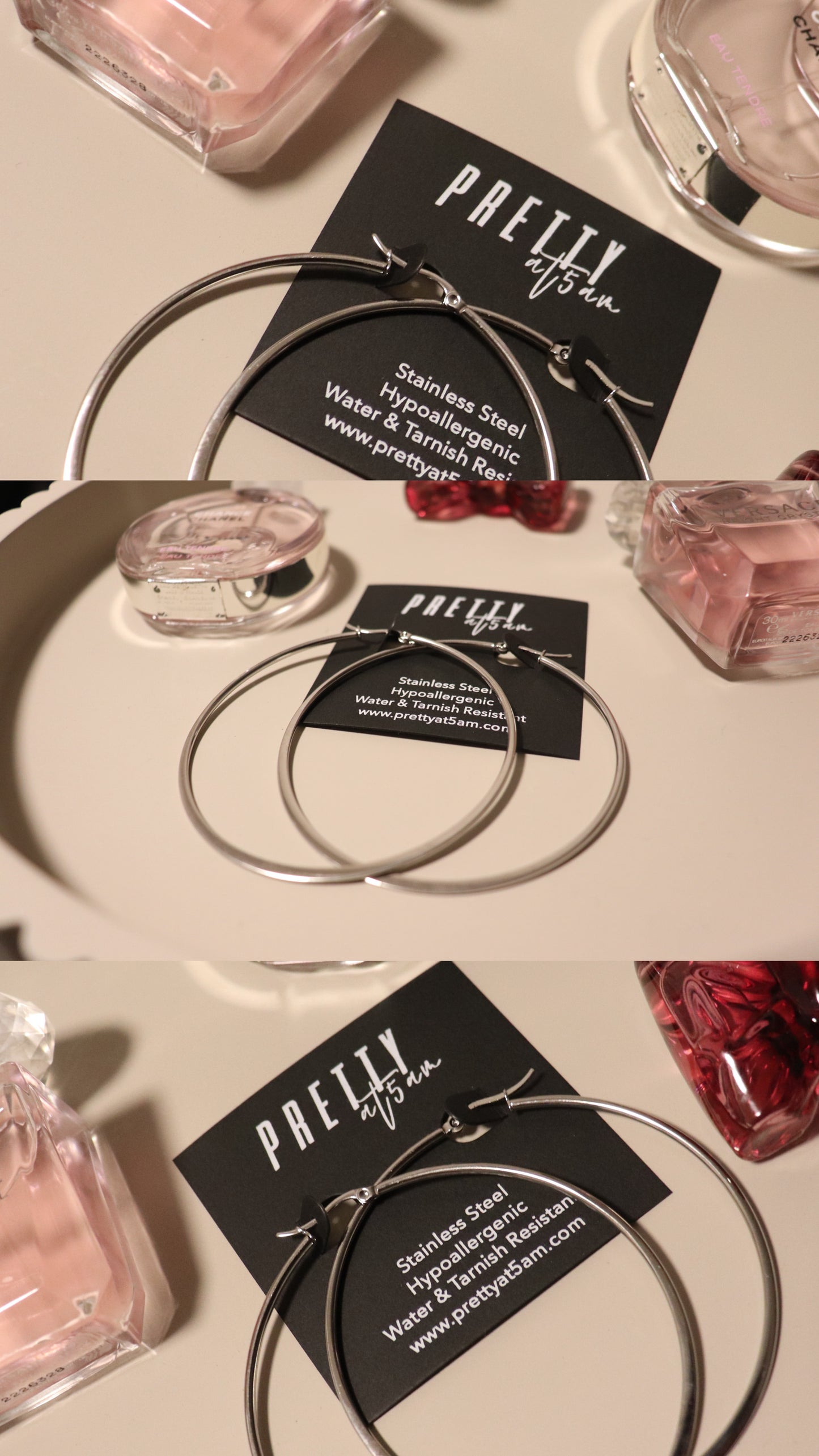Zee Classic Stainless Hoops