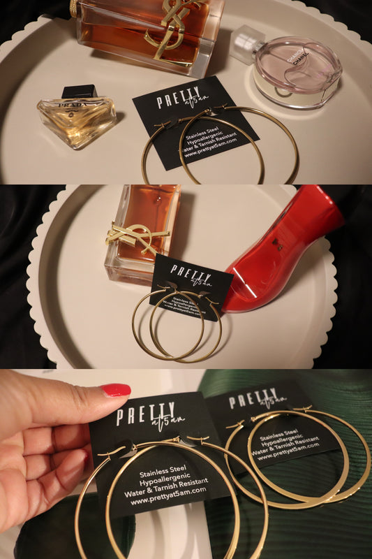 Zee Classic Stainless Hoops