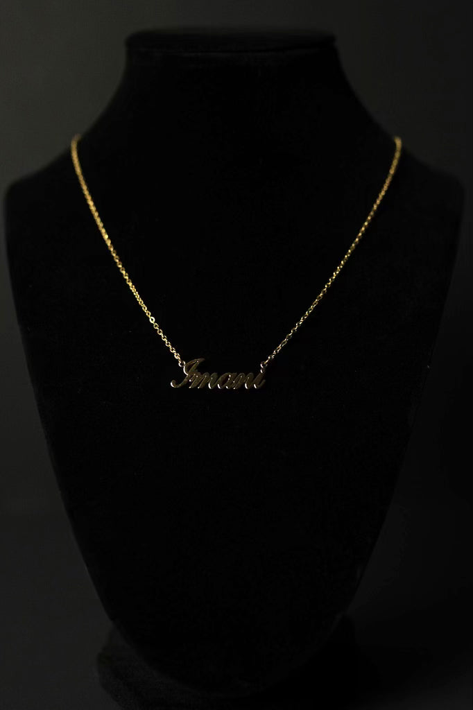 Stainless Steel Signature Name Chain